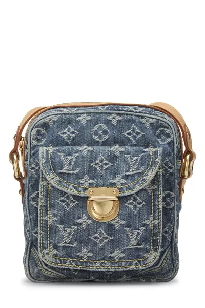 Blue Monogram Denim Camera Bag