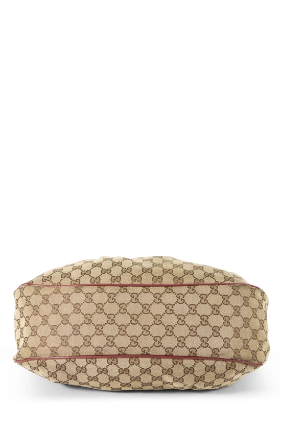 Red Original GG Canvas Sukey Hobo, , large image number 4