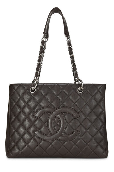 Brown Quilted Caviar Grand Shopping Tote (GST)