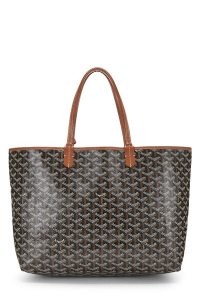 Black Goyardine Canvas Saint-Louis PM