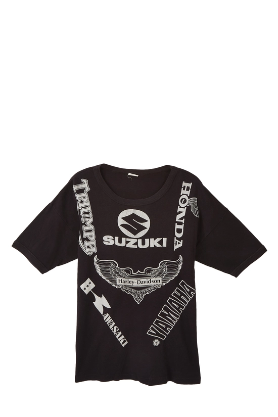 Motorcycle Brands 1980s Graphic Tee, , large image number 0