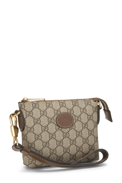 Original GG Supreme Canvas Convertible Wristlet, , large