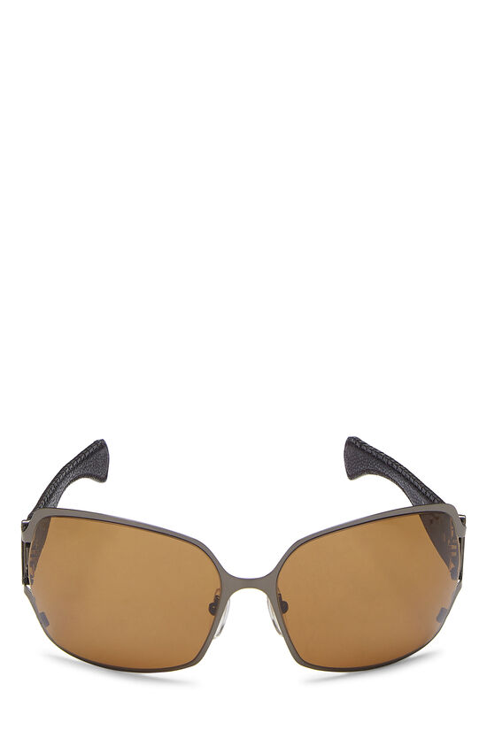 Brown Metal Poon II Sunglasses, , large image number 1