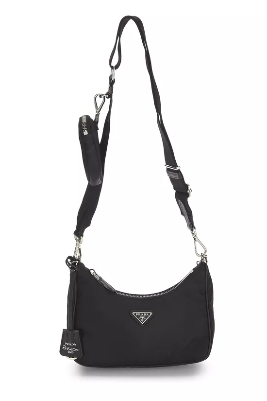 Black Tessuto Re-Edition 2005 Hobo Mini, , large image number 0