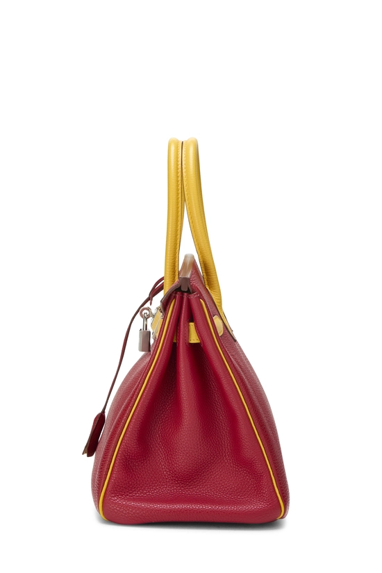 Rouge Grenat & Soleil Togo Horseshoe Birkin 30, , large image number 2