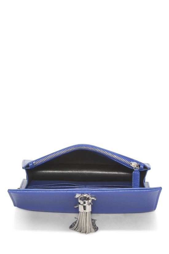 Blue Grainy Kate Tassel Wallet On Chain (WOC), , large image number 5
