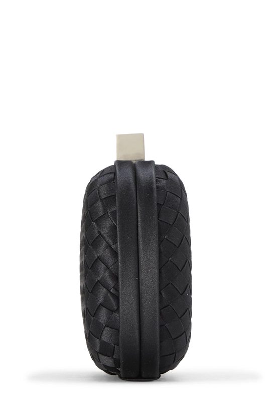 Black Satin Clutch, , large image number 2