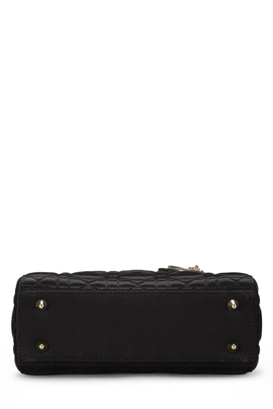 Black Satin Lady Dior Small, , large image number 4