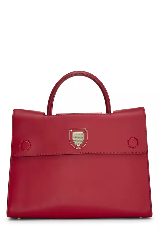 Red Calfskin Diorever Medium, , large image number 0