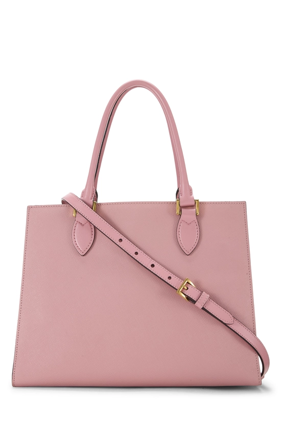 Pink Saffiano Convertible Handbag, , large image number 3