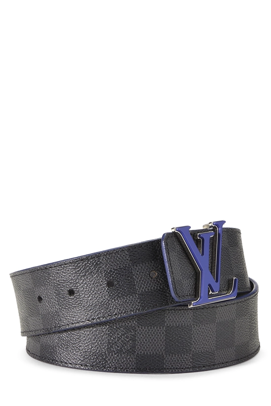 Damier Graphite Initiales Ceinture 85, , large image number 0