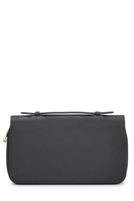 Black Damier Infini Zippy XL, , large image number 0