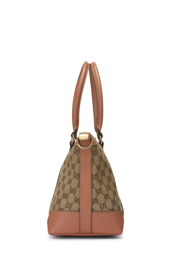 Pink GG Canvas Vintage Web Convertible Tote, , large image number 2