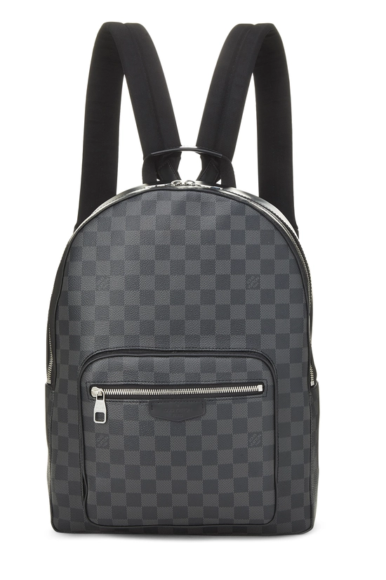 Black Damier Graphite Josh Backpack, , large image number 0