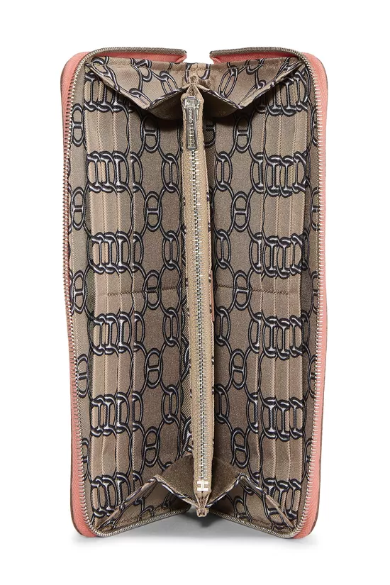 Pink Epsom Silk In Continental Wallet, , large image number 3