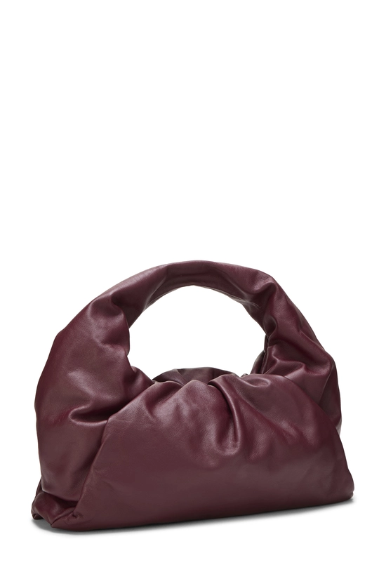 Burgundy Calfskin Leather "The Pouch" Medium, , large image number 1