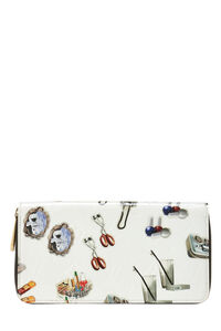 Takashi Murakami x Louis Vuitton White Monogram Multicolore Zippy Coin Purse  QJA0OEWKWB000