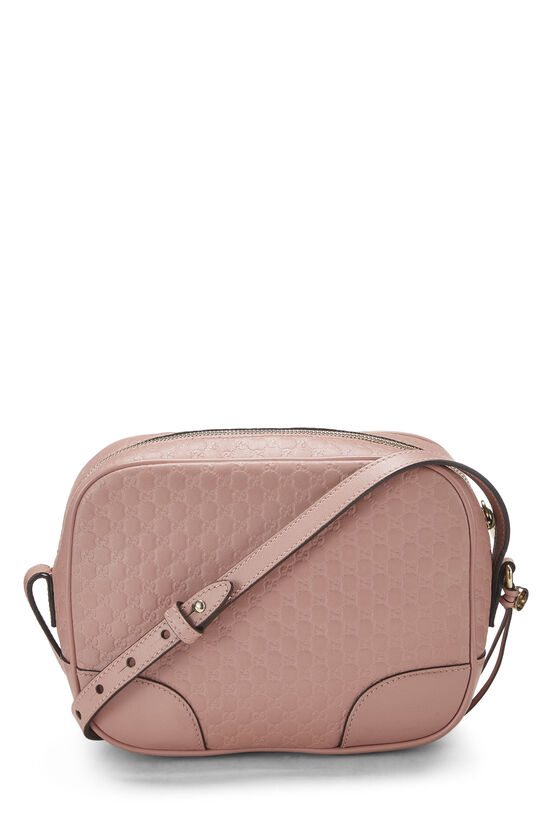 Pink Microguccissima Leather Bree Crossbody, , large image number 3