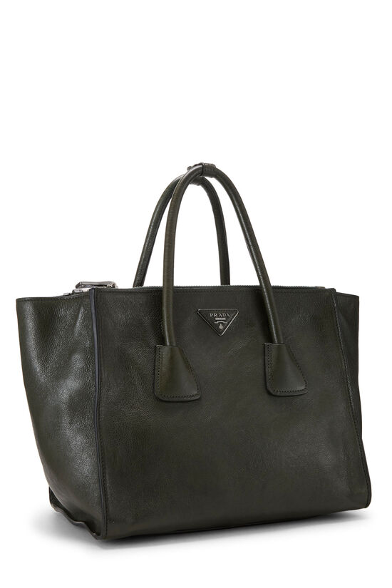 Green Calfskin Convertible Tote Medium, , large image number 1