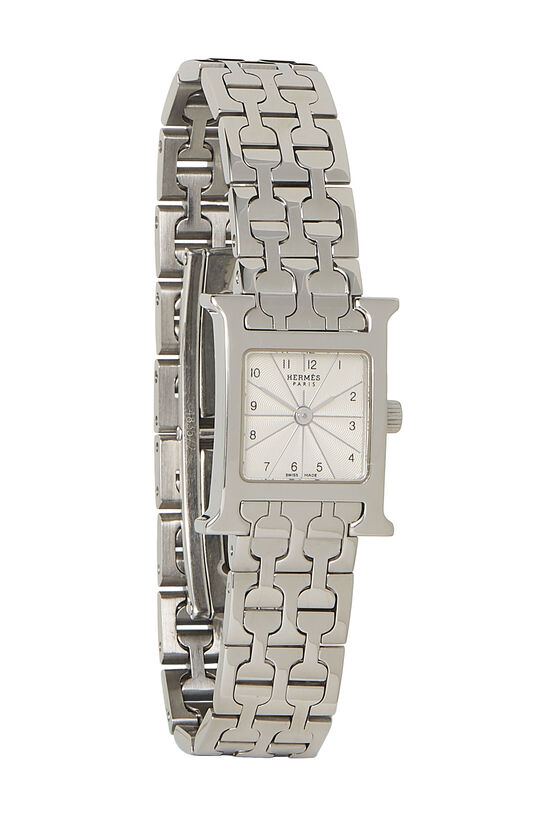 Silver Stainless Steel H Hour PM, , large image number 0