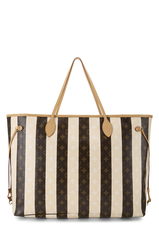 Limited Edition Monogram Rayures Neverfull XL, , large image number 0