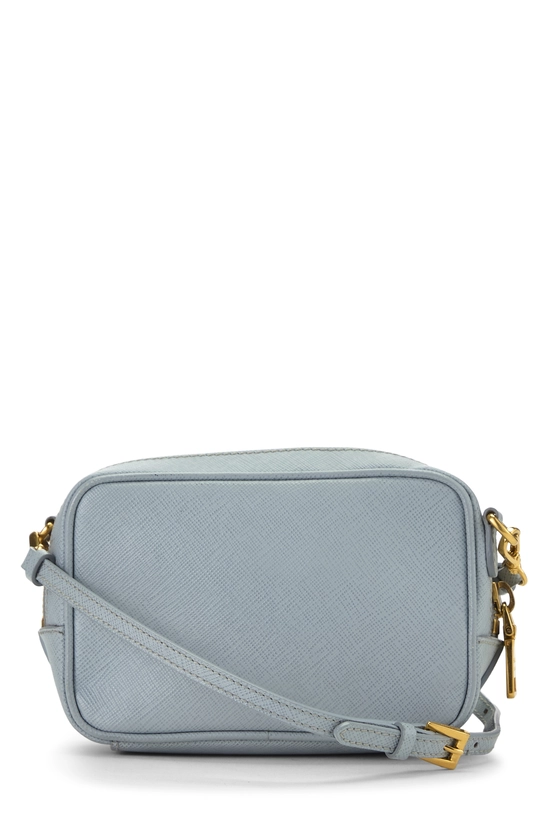 Blue Saffiano Leather Camera Bag Mini, , large image number 3