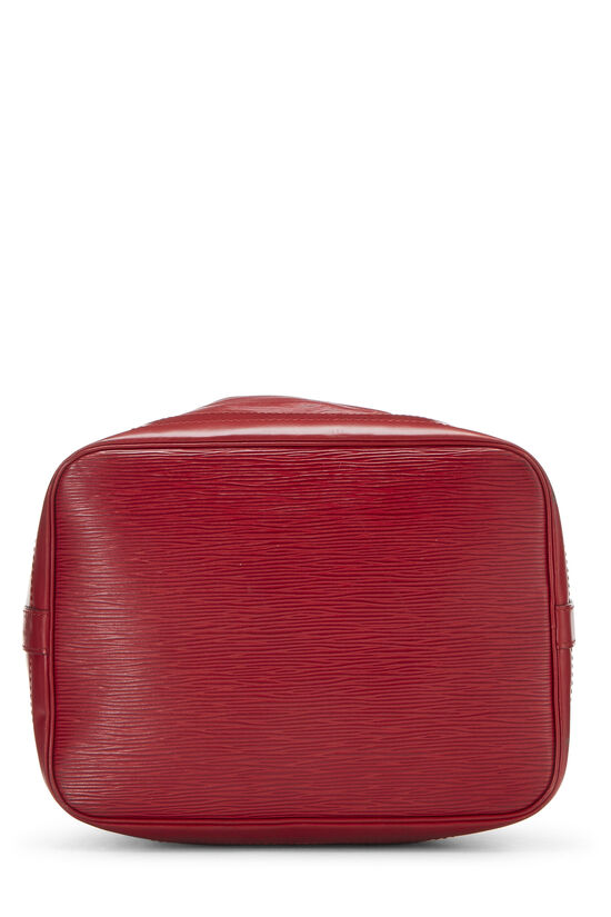 Louis Vuitton Red & Black Epi Noé Small QJB0BPDWME013