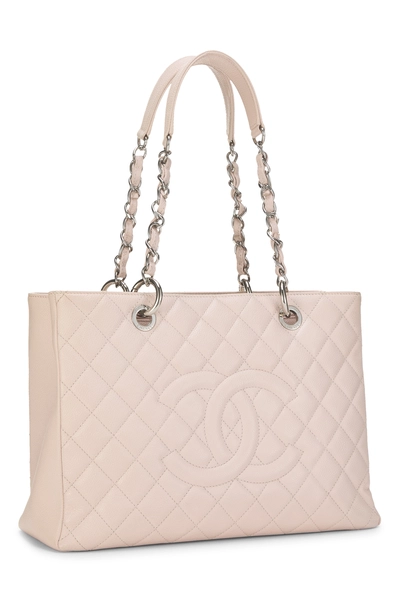 Chanel Pink Quilted Caviar Grand Shopping Tote (GST) — photo 2