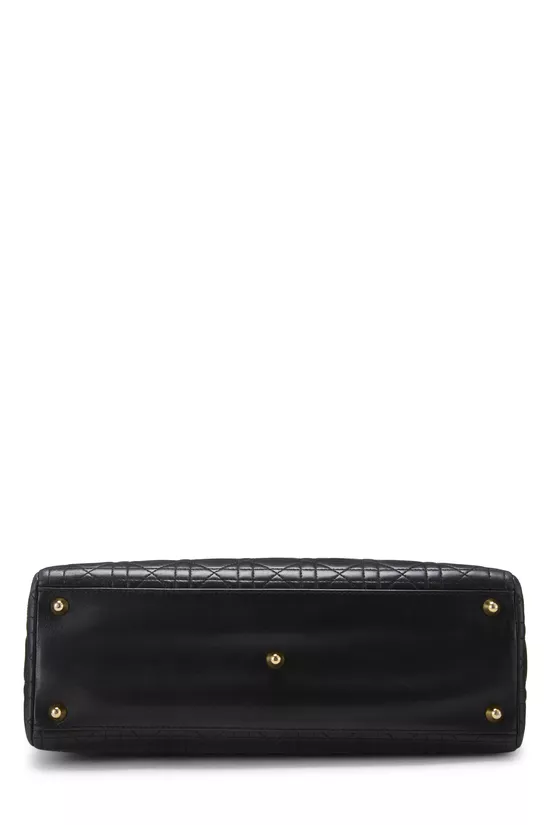 Black Cannage Quilted Lambskin Lady Dior Large, , large image number 4