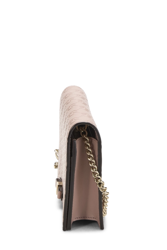 Pink Guccissima Bow Wallet On Chain (WOC), , large image number 2