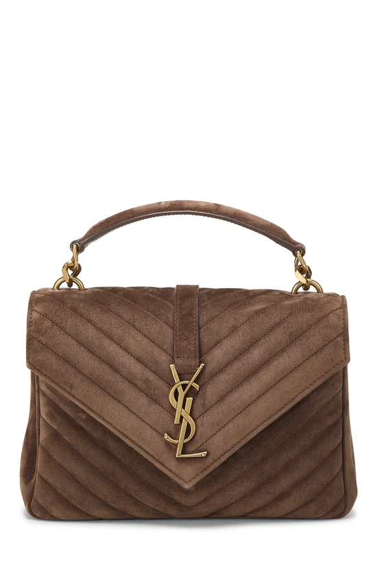 Brown Chevron Suede College Medium, , large image number 0