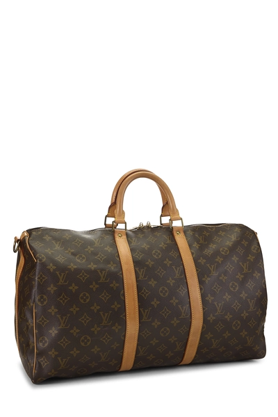 Louis Vuitton Monogram Canvas Keepall Bandouliere Bag 50 — photo 2