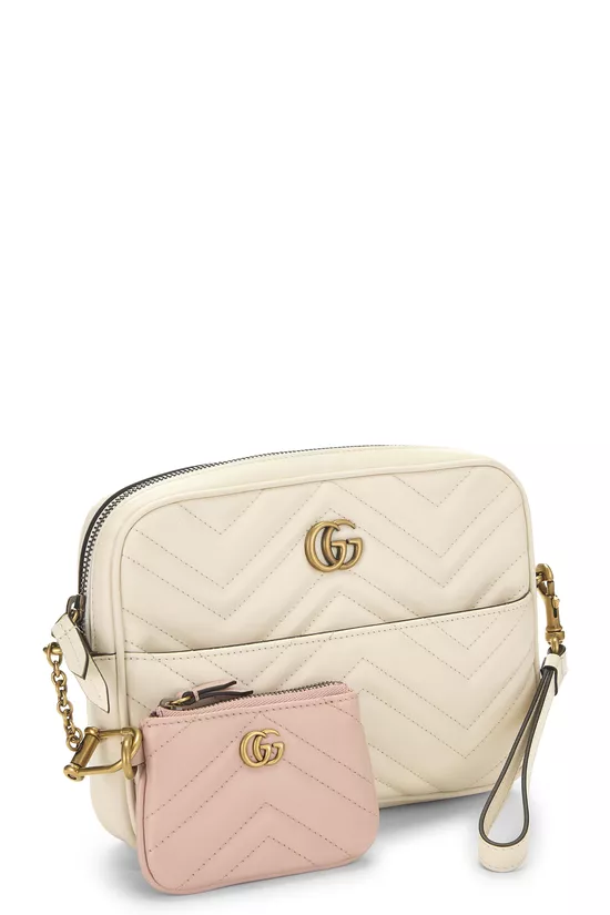 Multicolor Calfskin Leather Matelass&eacute; GG Marmont Convertible Multi-Use Bag Mini, , large image number 1