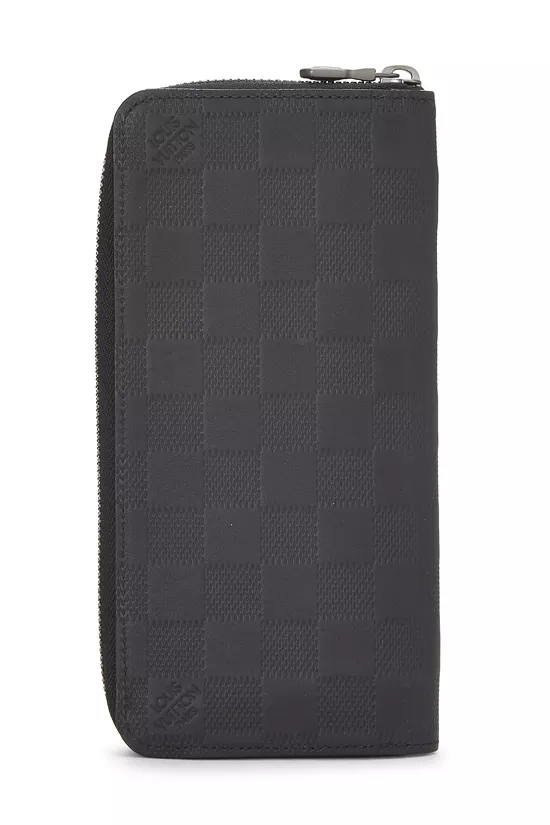 Black Damier Infini Zippy Vertical Wallet, , large image number 2