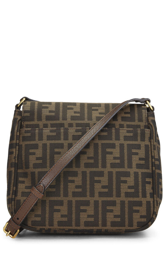 Brown Zucca Canvas Crossbody Bag, , large image number 3