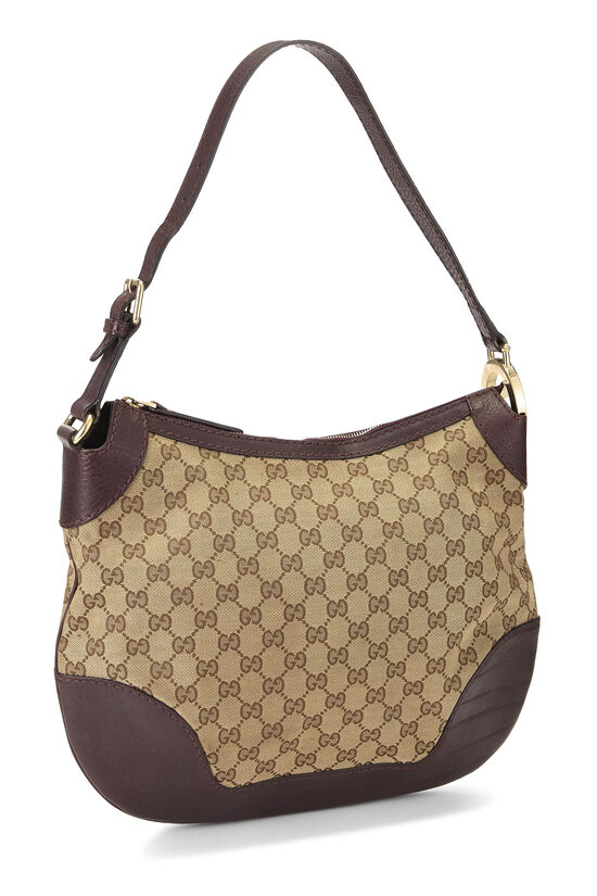 Brown Original GG Canvas Charlotte Hobo Bag, , large image number 1