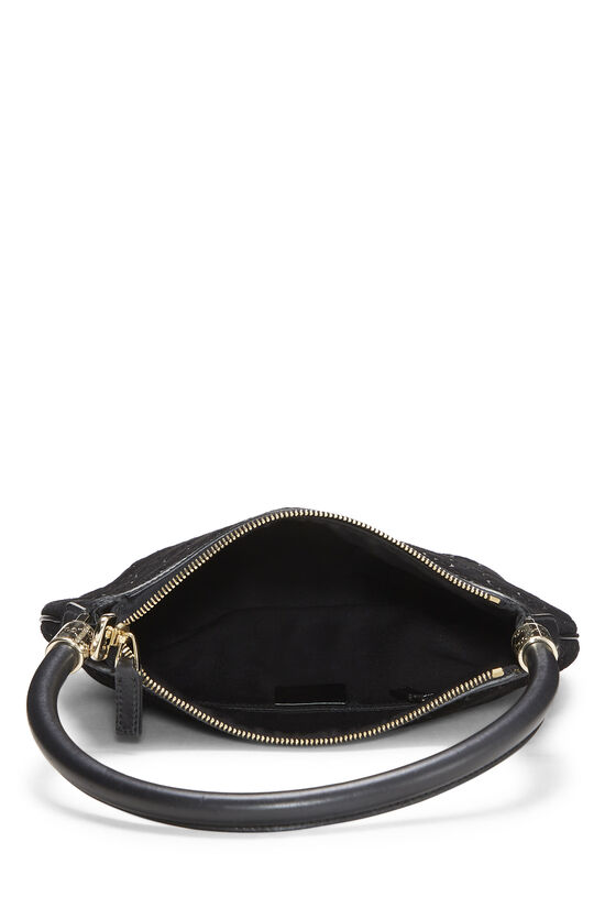 Black GG Suede Handbag Mini, , large image number 6