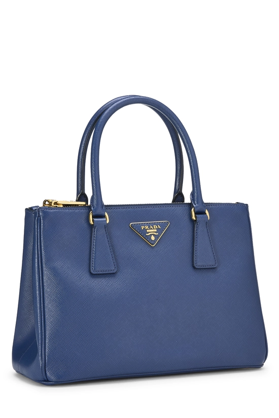 Blue Saffiano Galleria Tote Small, , large image number 1