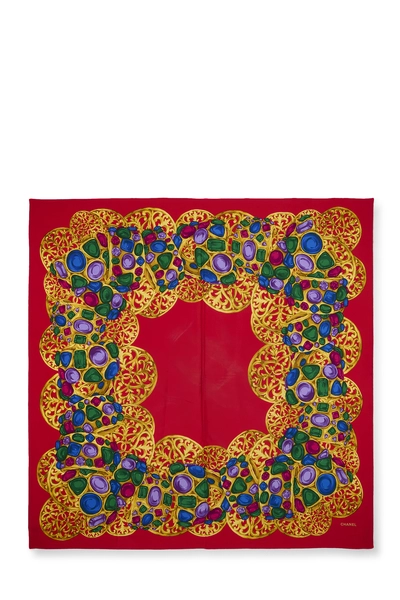 Red Silk Scarf