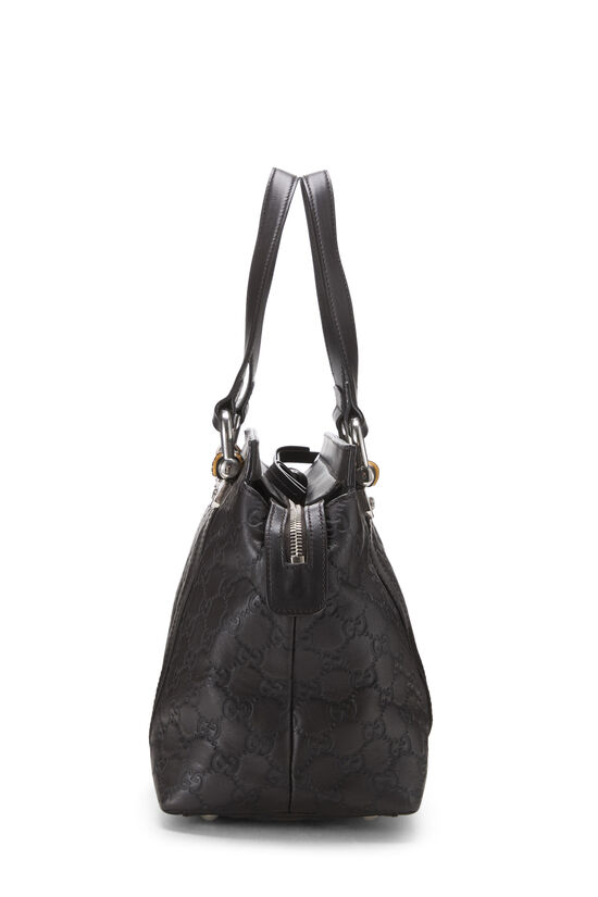 Brown Guccisima Bamboo Bar Tote, , large image number 2