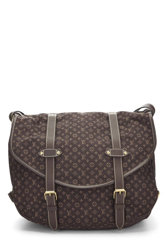 Brown Mini Lin Canvas Saumur 43, , large image number 0