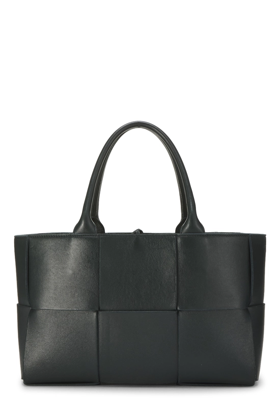 Green Calfskin Maxi Intrecciato Arco Tote Medium, , large image number 3