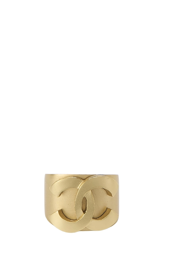 Gold 'CC' Ring, , large image number 1