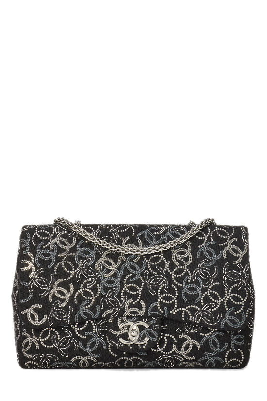 Chanel Vintage - Tweed Chain Envelope Bag - White - Fabric and