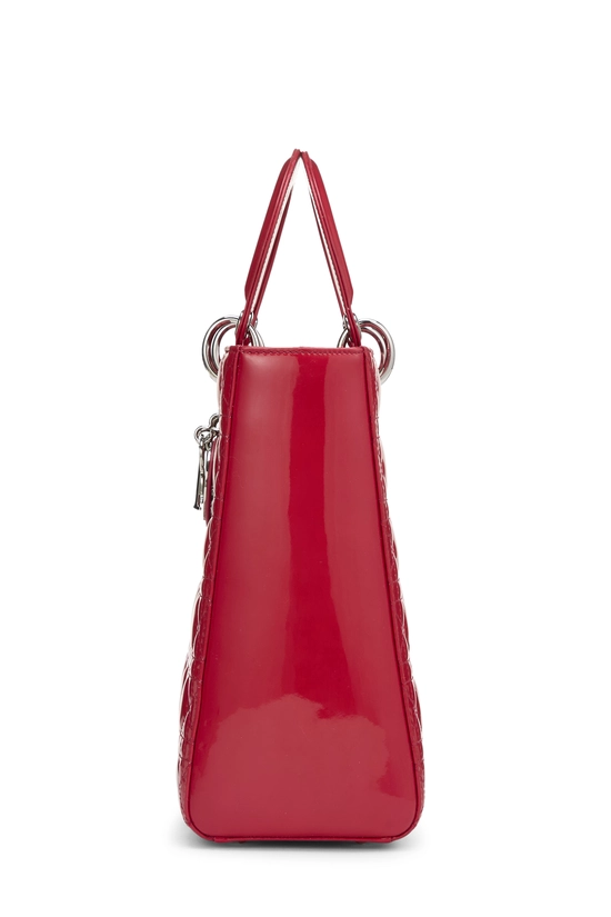 Pink Cannage Patent Leather Lady Dior Large, , large image number 2