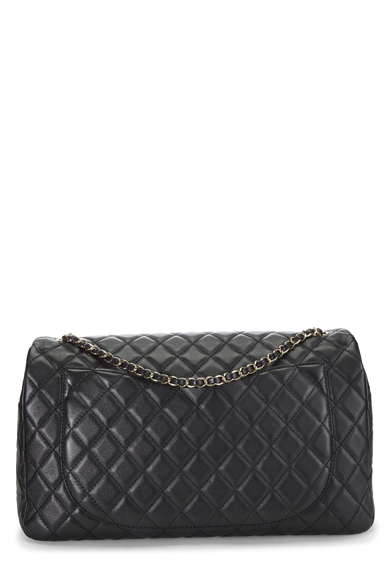 Black Calfskin New Classic Flap XXL, , large image number 3