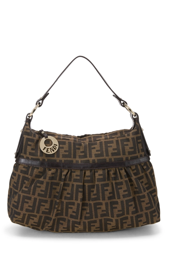 Brown Zucca Canvas Chef Hobo, , large image number 0