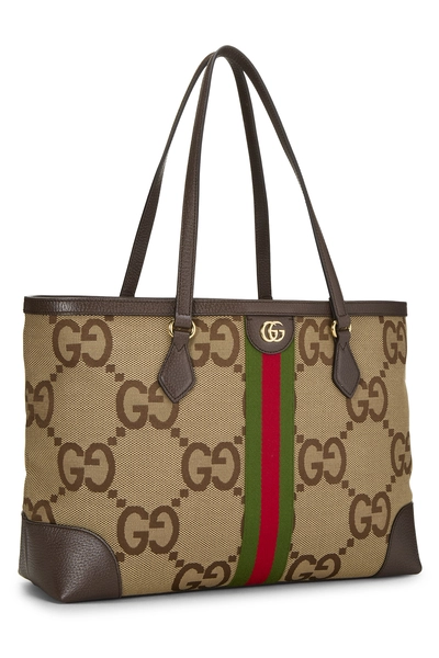 Original Jumbo GG Canvas Ophidia Tote, , large