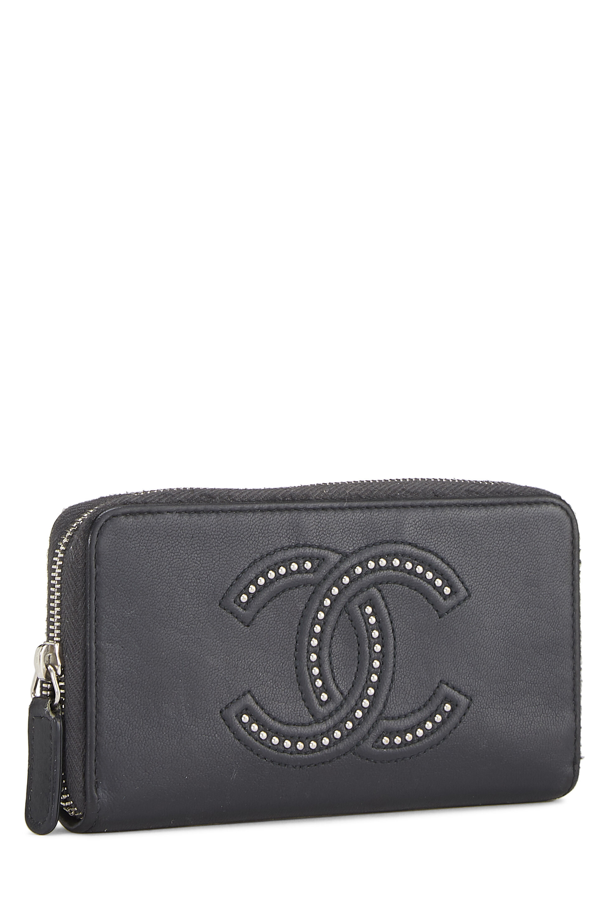 chanel small zip wallet