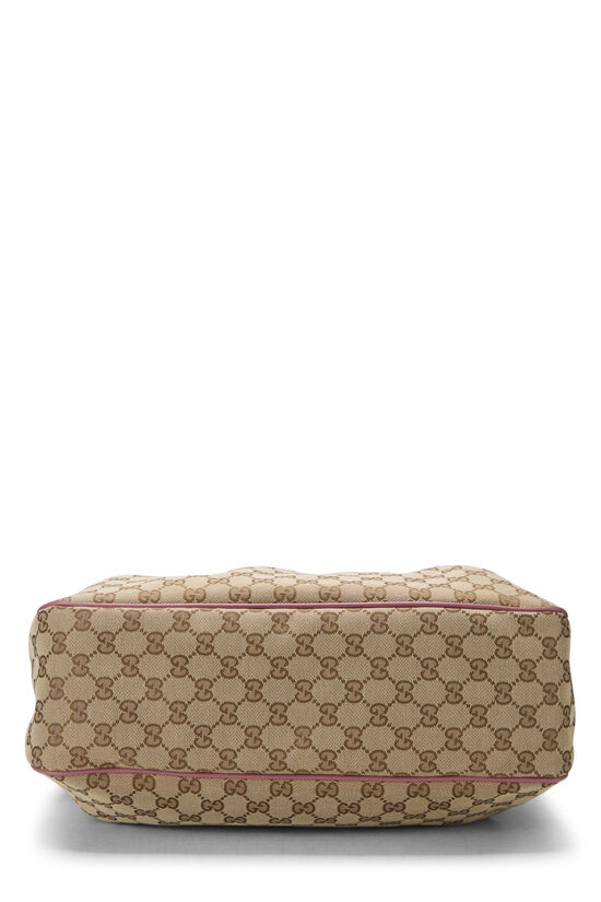 Pink Original GG Canvas Zip Sukey Handbag, , large image number 4